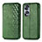 Coque Portefeuille Livre Cuir Etui Clapet S01D pour Huawei Honor X7b Vert