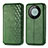 Coque Portefeuille Livre Cuir Etui Clapet S01D pour Huawei Mate 60 Pro+ Plus Vert