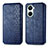 Coque Portefeuille Livre Cuir Etui Clapet S01D pour Huawei Nova 10 SE Bleu