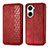 Coque Portefeuille Livre Cuir Etui Clapet S01D pour Huawei Nova 10 SE Rouge