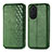 Coque Portefeuille Livre Cuir Etui Clapet S01D pour Huawei Nova 10 Vert