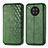 Coque Portefeuille Livre Cuir Etui Clapet S01D pour Huawei Nova 8i Vert