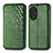 Coque Portefeuille Livre Cuir Etui Clapet S01D pour Huawei Nova 9 SE Vert