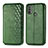 Coque Portefeuille Livre Cuir Etui Clapet S01D pour Motorola Moto E30 Vert