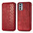 Coque Portefeuille Livre Cuir Etui Clapet S01D pour Motorola Moto Edge 20 5G Rouge