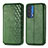 Coque Portefeuille Livre Cuir Etui Clapet S01D pour Motorola Moto Edge (2021) 5G Vert