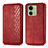 Coque Portefeuille Livre Cuir Etui Clapet S01D pour Motorola Moto Edge 40 5G Rouge