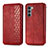 Coque Portefeuille Livre Cuir Etui Clapet S01D pour Motorola Moto Edge S30 5G Rouge
