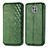 Coque Portefeuille Livre Cuir Etui Clapet S01D pour Motorola Moto G Power (2021) Vert