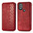 Coque Portefeuille Livre Cuir Etui Clapet S01D pour Motorola Moto G Power (2022) Rouge