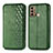 Coque Portefeuille Livre Cuir Etui Clapet S01D pour Motorola Moto G40 Fusion Vert