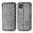 Coque Portefeuille Livre Cuir Etui Clapet S01D pour Motorola Moto G50 5G Gris