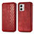 Coque Portefeuille Livre Cuir Etui Clapet S01D pour Motorola Moto G53j 5G Rouge