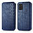 Coque Portefeuille Livre Cuir Etui Clapet S01D pour Nokia G100 Bleu