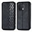 Coque Portefeuille Livre Cuir Etui Clapet S01D pour OnePlus 10 Pro 5G Noir