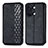 Coque Portefeuille Livre Cuir Etui Clapet S01D pour OnePlus Ace 2V 5G Noir