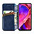 Coque Portefeuille Livre Cuir Etui Clapet S01D pour OnePlus Nord N200 5G Petit