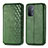 Coque Portefeuille Livre Cuir Etui Clapet S01D pour OnePlus Nord N200 5G Vert