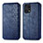 Coque Portefeuille Livre Cuir Etui Clapet S01D pour Oppo Find X5 5G Bleu