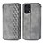 Coque Portefeuille Livre Cuir Etui Clapet S01D pour Oppo Find X5 5G Gris