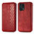 Coque Portefeuille Livre Cuir Etui Clapet S01D pour Oppo Find X5 5G Rouge