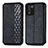 Coque Portefeuille Livre Cuir Etui Clapet S01D pour Oppo K9S 5G Noir