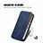 Coque Portefeuille Livre Cuir Etui Clapet S01D pour Realme C21 Petit