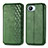 Coque Portefeuille Livre Cuir Etui Clapet S01D pour Realme C30 Vert