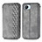 Coque Portefeuille Livre Cuir Etui Clapet S01D pour Realme C30s Gris