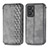 Coque Portefeuille Livre Cuir Etui Clapet S01D pour Realme GT Neo2 5G Gris