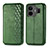 Coque Portefeuille Livre Cuir Etui Clapet S01D pour Realme GT Neo5 5G Vert