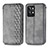 Coque Portefeuille Livre Cuir Etui Clapet S01D pour Realme GT2 Pro 5G Gris