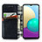 Coque Portefeuille Livre Cuir Etui Clapet S01D pour Samsung Galaxy A02 Petit