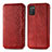 Coque Portefeuille Livre Cuir Etui Clapet S01D pour Samsung Galaxy A02s Rouge