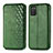 Coque Portefeuille Livre Cuir Etui Clapet S01D pour Samsung Galaxy A02s Vert