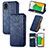 Coque Portefeuille Livre Cuir Etui Clapet S01D pour Samsung Galaxy A03 Core Petit