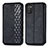 Coque Portefeuille Livre Cuir Etui Clapet S01D pour Samsung Galaxy A03s Noir