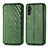 Coque Portefeuille Livre Cuir Etui Clapet S01D pour Samsung Galaxy A04s Vert