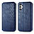 Coque Portefeuille Livre Cuir Etui Clapet S01D pour Samsung Galaxy A13 4G Bleu