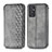 Coque Portefeuille Livre Cuir Etui Clapet S01D pour Samsung Galaxy A15 4G Gris