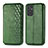 Coque Portefeuille Livre Cuir Etui Clapet S01D pour Samsung Galaxy A15 5G Vert