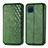 Coque Portefeuille Livre Cuir Etui Clapet S01D pour Samsung Galaxy A22 4G Vert