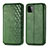 Coque Portefeuille Livre Cuir Etui Clapet S01D pour Samsung Galaxy A22 5G Vert