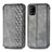 Coque Portefeuille Livre Cuir Etui Clapet S01D pour Samsung Galaxy A31 Gris