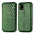 Coque Portefeuille Livre Cuir Etui Clapet S01D pour Samsung Galaxy A31 Vert