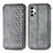 Coque Portefeuille Livre Cuir Etui Clapet S01D pour Samsung Galaxy A32 4G Gris