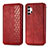 Coque Portefeuille Livre Cuir Etui Clapet S01D pour Samsung Galaxy A32 4G Rouge