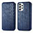 Coque Portefeuille Livre Cuir Etui Clapet S01D pour Samsung Galaxy A33 5G Bleu