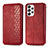 Coque Portefeuille Livre Cuir Etui Clapet S01D pour Samsung Galaxy A33 5G Rouge