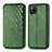 Coque Portefeuille Livre Cuir Etui Clapet S01D pour Samsung Galaxy A42 5G Vert